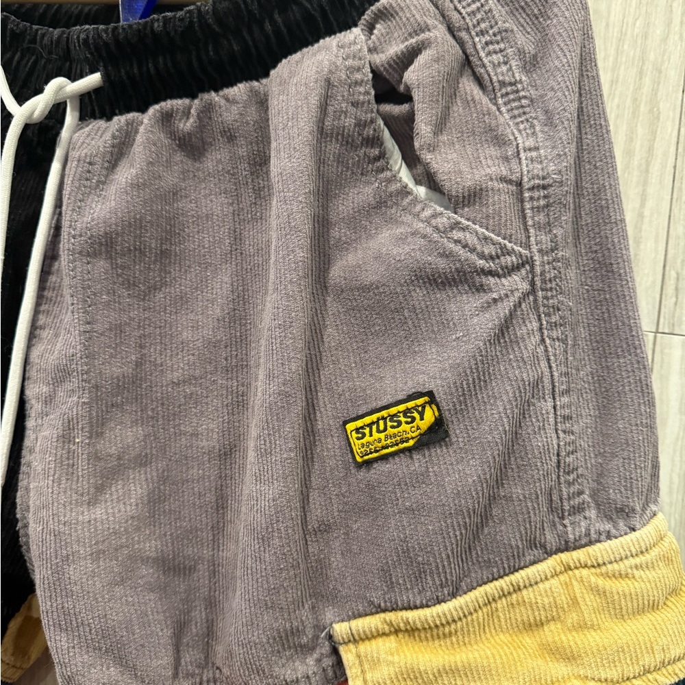 Stussy Multicolor Patchwork Cargo Pants - image 3